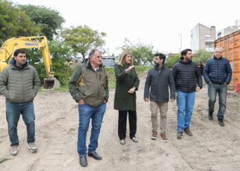 Paraná: Avanza la estabilización de barrancas sobre calle Güemes