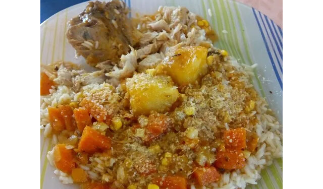 La receta de hoy: Arroz con estofado de pollo