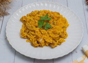 Hoy una receta fácil y casera: Arroz con pollo.