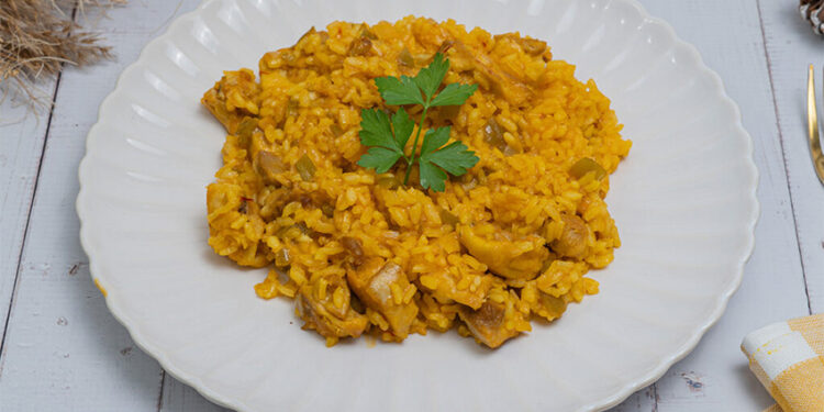 Hoy una receta fácil y casera: Arroz con pollo.