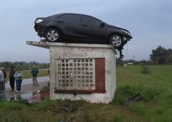 «Baches, ahuellamiento, y sin iluminación, el estado de la Autovía 14 G.Artigas»