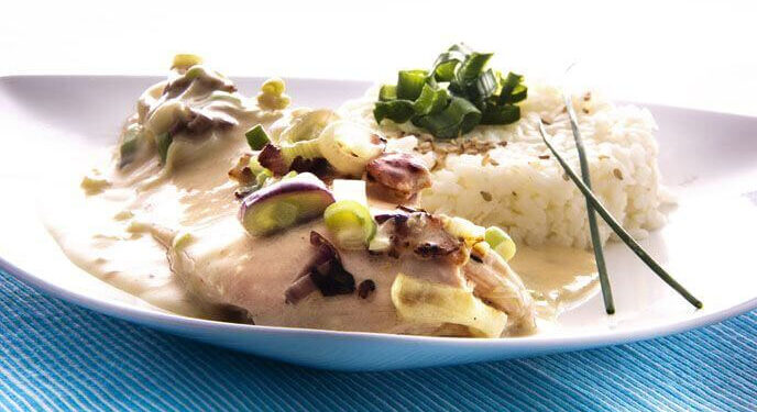 Receta de hoy: Pollo al verdeo