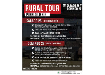 Este fin de semana llega una nueva edición del Rural Tour en Pueblo Liebig