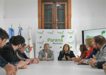 Paraná: La intendenta y el gobernador delinearon acciones para continuar con la obra de la Circunvalación