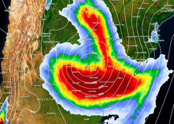 Entre Ríos: pronostican lluvias récord y fuertes vientos para la semana entrante