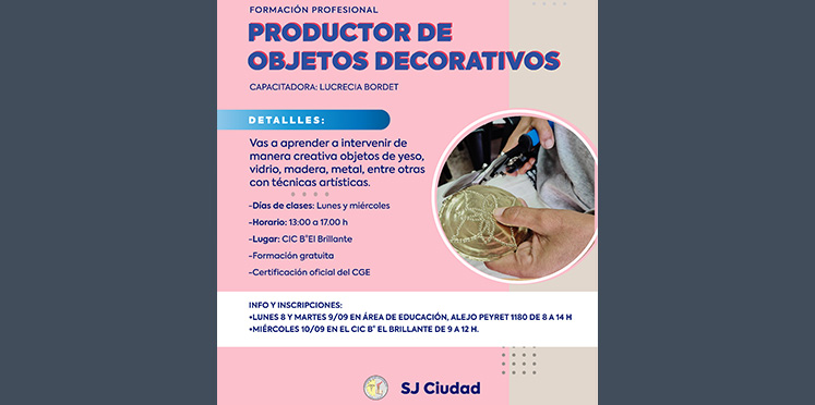 Nueva Propuesta Educativa en San José: Productor de Objetos Decorativos