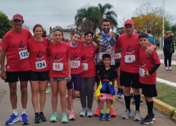 Atletas de Pueblo Liebig dijeron presentes en Villa Mantero