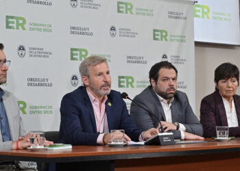 Frigerio anuncia reducción de tasas y desde Nación aumentan todos los meses