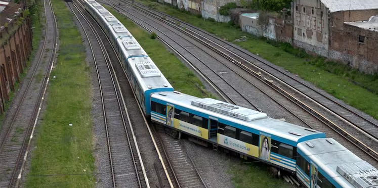Más de 20 heridos por descarrilamiento de una formación del Sarmiento