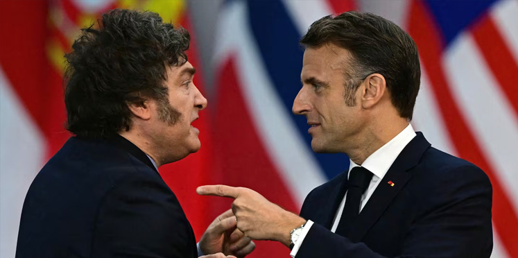 Milei anunció que la Argentina le comprará submarinos y buques a Francia para patrullar las costas