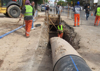 Paraná: Última etapa de la obra para mejorar el servicio de agua potable a la zona oeste