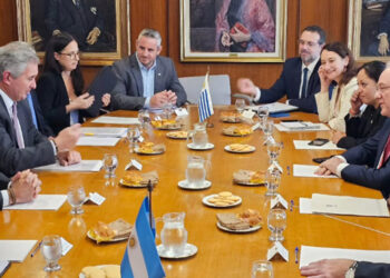 Frigerio y Walser expusieron en Uruguay sus preocupaciones por el proyecto de hidrógeno verde en Paysandú