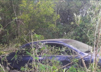 Despiste de automóvil en Colón