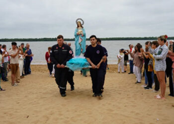 San José: Bendición de las aguas y recibimiento de la Inmaculada Concepción