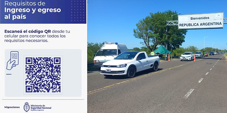 Éxodo argentino: hay colas de 1,5 kilómetros para cruzar al Uruguay