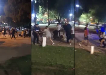 Batalla campal en el balneario Santiago Inkier de la ciudad de Colón Entre Rios