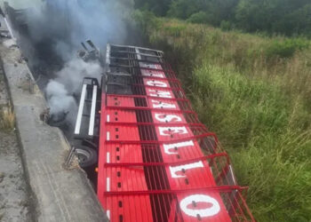 Un camionero perdió la vida en un despiste sobre la Ruta 127