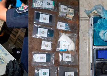 Allanamiento por narcomenudeo en Colón: secuestraron divisas, sustancias y hay un detenido