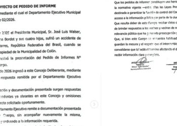 Amplían el pedido de informe sobre el viaje a Brasil de Walser y solicitan la historia clínica de su esposa