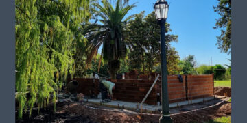 Avanza la construcción de los nuevos baños del Museo en Villa Elisa