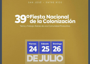 Hay fecha para la nueva edición de la Fiesta Nacional de la Colonización en San José