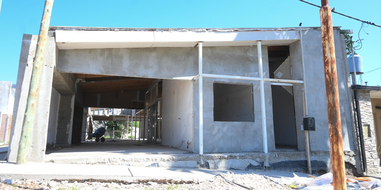 La Municipalidad avanza en la construcción de nuevas oficinas en la zona sur de Paraná