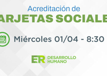 Este miércoles se acreditarán los fondos de las tarjetas sociales