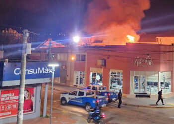 Explosión e incendio en un bar céntrico de Villaguay: cuatro personas resultaron heridas