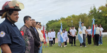 Pueblo Liebig homenajeó a los veteranos y caídos en Malvinas.