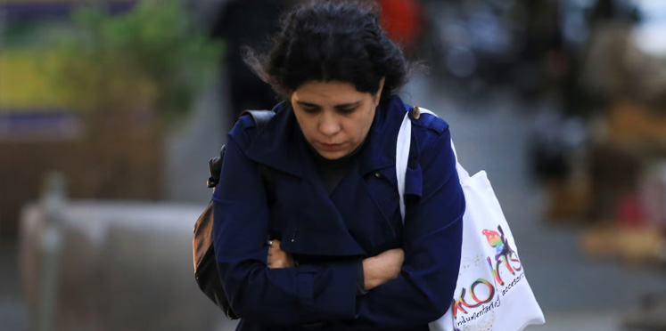 Avanza un frente frío que provoca un significativo cambio térmico con riesgo de heladas