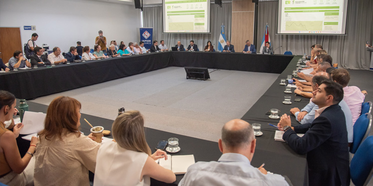 Frigerio dialogó con legisladores provinciales sobre la reforma previsional