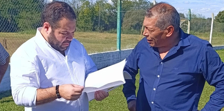 Liebig: Nueva iluminación en Club Atlético Unidos y gestiones clave ante la Provincia