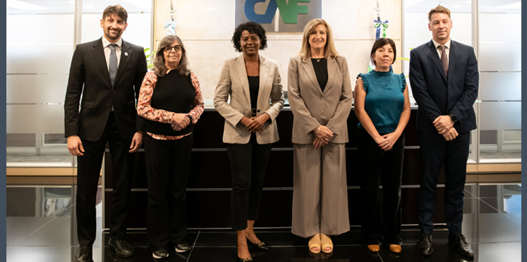 Rosario Romero presentó ante el Banco de Desarrollo de América Latina y el Caribe proyectos estratégicos para Paraná