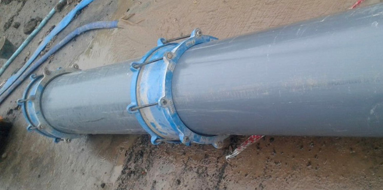 Paraná: Se repara caño maestro de impulsión de agua potable en avenida Don Bosco