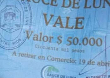 Empezó el pago con ticket canasta en un municipio entrerriano