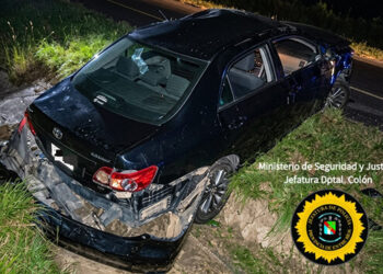 Despiste vehicular en ruta nacional n° 14