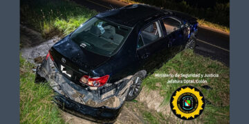 Despiste vehicular en ruta nacional n° 14