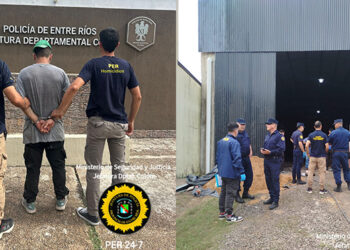 Colón: detuvieron a «Nino» Acosta por el crimen del sereno hallado dentro de una pared