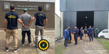 Colón: detuvieron a «Nino» Acosta por el crimen del sereno hallado dentro de una pared