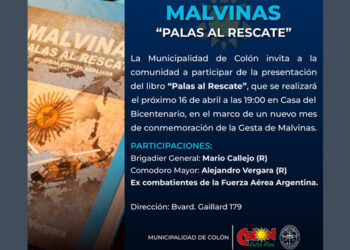 Colón: presentación del libro “Palas al Rescate”