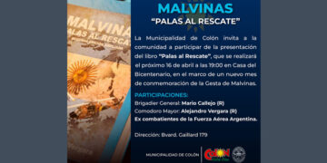 Colón: presentación del libro “Palas al Rescate”