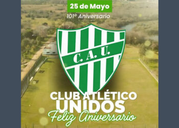 101° aniversario del Club Atlético Unidos en Pueblo Liebig