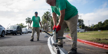 Comenzó la reubicación de la ciclovía en la costanera de Paraná