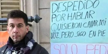 Gualeguay: cocinero escolar lleva nueve días encadenado tras ser despedido