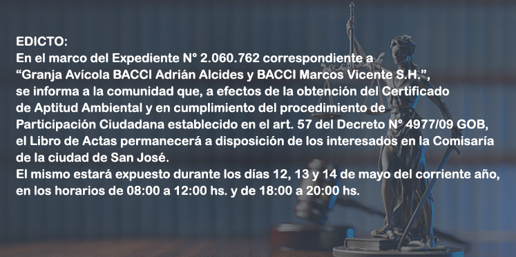 EDICTO