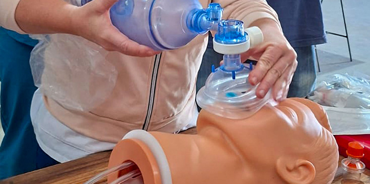 Salud desarrolló una capacitación en La Clarita sobre emergencias prehospitalarias