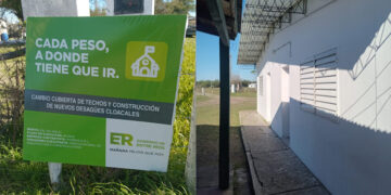 Concluyeron trabajos edilicios y de saneamiento en escuela rural de Villaguay