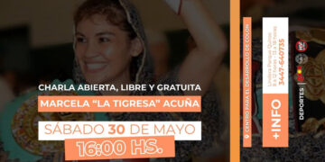 La múltiple campeona mundial de Boxeo Marcela Acuña en Colón