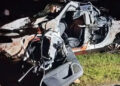 Un caballo suelto provocó un fuerte choque en la Autovía Artigas y un camionero volcó