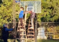 Colón: Se renovaron los tableros de básquet del Parque Quirós